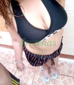 Excitingly curvy escort with a stunning bosom.