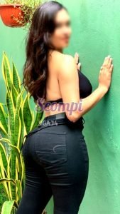 Karina, a stunning Nepali escort in Gurgaon, is filled to the brim with happiness.