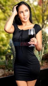 Megan is a stunning Colombian woman who provides excellent service.